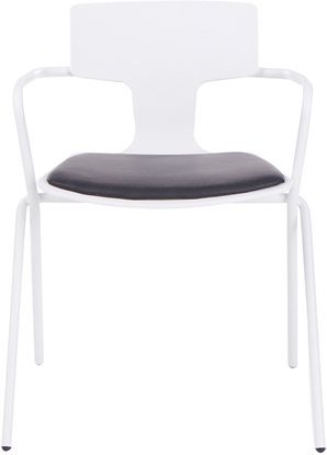 Attēls no Beliani Zestaw 2 krzese do jadalni MANSON Czarny/ biay