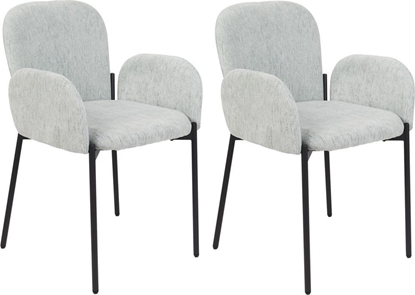 Attēls no Beliani Zestaw 2 krzese do jadalni mitowe ALBEE