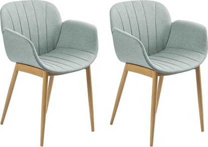 Attēls no Beliani Zestaw 2 krzese do jadalni mitowy ALICE