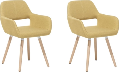 Attēls no Beliani Zestaw 2 krzese do jadalni óty CHICAGO