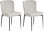 Attēls no Beliani Zestaw 2 krzese do jadalni szary ADA