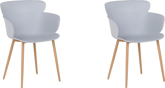 Picture of Beliani Zestaw 2 krzese do jadalni szary SUMKLEY