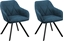 Изображение Beliani Zestaw 2 krzese niebieski MONEE
