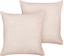 Attēls no Beliani Zestaw 2 poduszek Boucle Pastelowy ró LEUZEA