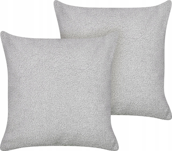 Picture of Beliani Zestaw 2 poduszek Boucle Szary LEUZEA