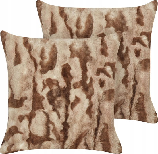 Picture of Beliani Zestaw 2 poduszek Brzowy BAKIRA 45 x 45 cm