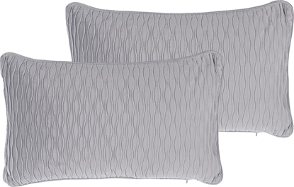 Attēls no Beliani Zestaw 2 poduszek dekoracyjnych 30 x 50 cm szary MOTARI