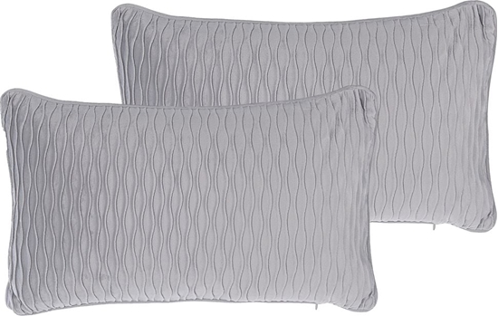 Picture of Beliani Zestaw 2 poduszek dekoracyjnych 30 x 50 cm szary MOTARI
