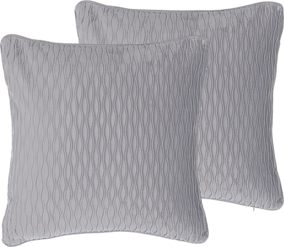 Attēls no Beliani Zestaw 2 poduszek dekoracyjnych 45 x 45 cm szary MOTARI