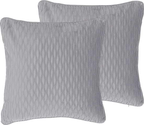 Picture of Beliani Zestaw 2 poduszek dekoracyjnych 45 x 45 cm szary MOTARI