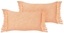 Изображение Beliani Zestaw 2 poduszek dekoracyjnych TANSY Bawena 40 x 60 cm Pomaraczowy Jednolity