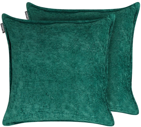 Picture of Beliani Zestaw 2 poduszek dekoracyjnych VERPIS Bawena 50 x 50 cm Szmaragdowy Jednolity