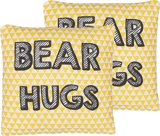Picture of Beliani Zestaw 2 poduszek dla dzieci z nadrukiem 40 x 40 cm óty RADZKOT