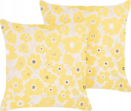 Picture of Beliani Zestaw 2 poduszek Welur óty TRITELEIA