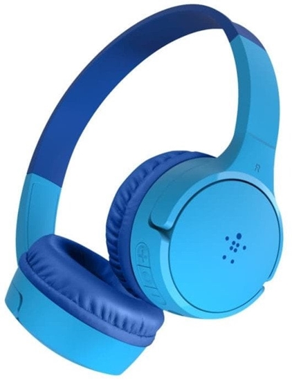 Picture of Belkin SoundForm kabelgeb.On-Ear Kopfhörer f.Kinder,bl.AUD010hqBL