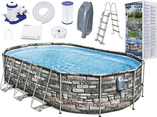 Picture of Bestway Basen stelaowy Power Steel 610x366cm 10w1 (56719)