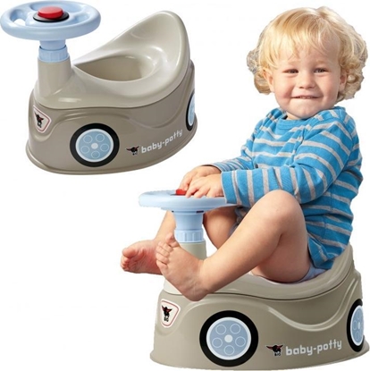 Picture of Big Nocnik Szary New Bobby Car Autko Kierownica