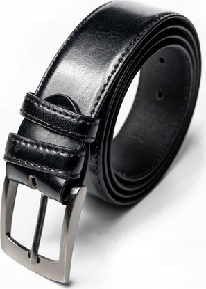 Picture of Byszczcy, szeroki pasek mski ze skóry naturalnej 105