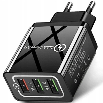 Attēls no Blackmoon (1231712) 3xUSB charger QC 3.0