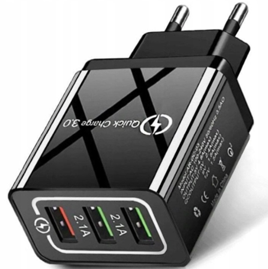 Picture of Blackmoon (1231712) 3xUSB charger QC 3.0