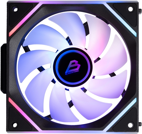 Picture of Blackstorm Luna MAG-INF ARGB PWM -tuuletinpakkaus, musta, 120 mm, 3 kpl pakkaus