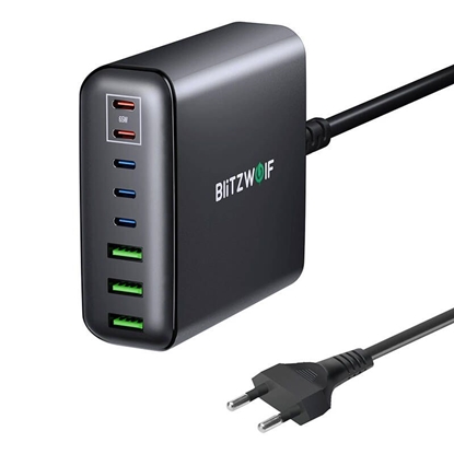 Picture of BlitzWolf Wall charger Blitzwolf BW-S26 250W (black)