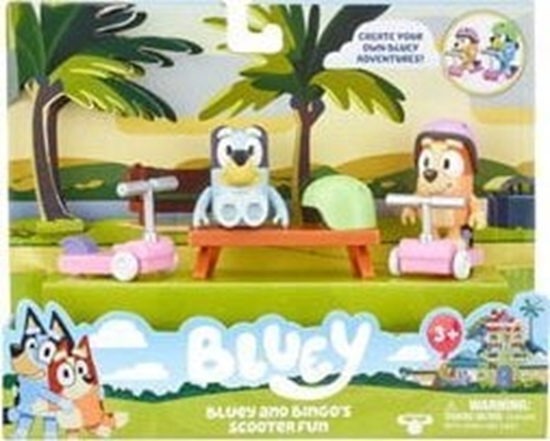 Picture of Bluey Bluey Bluey and Bingo skate run
