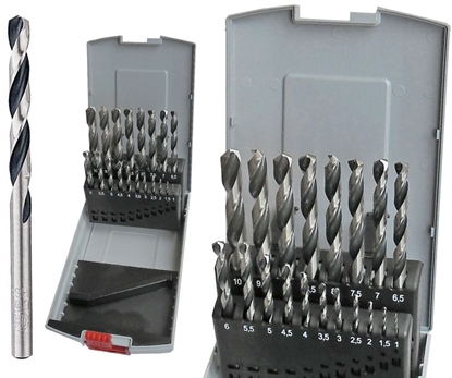 Изображение Bosch HSS Twist Drill Bit PointTeQ Sets
