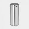 Picture of BRABANTIA aktritumu  tvertne Touch Bin 30l, Matt steel