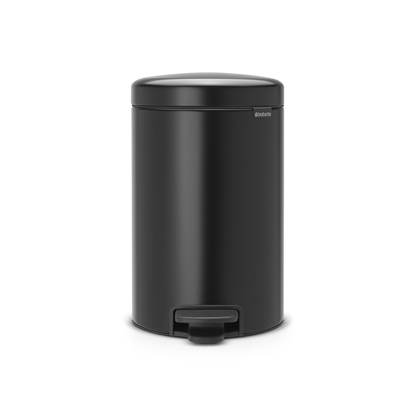 Изображение BRABANTIA atkritumu tvertne ar pedāli NewIcon, 12 l, Matt Black
