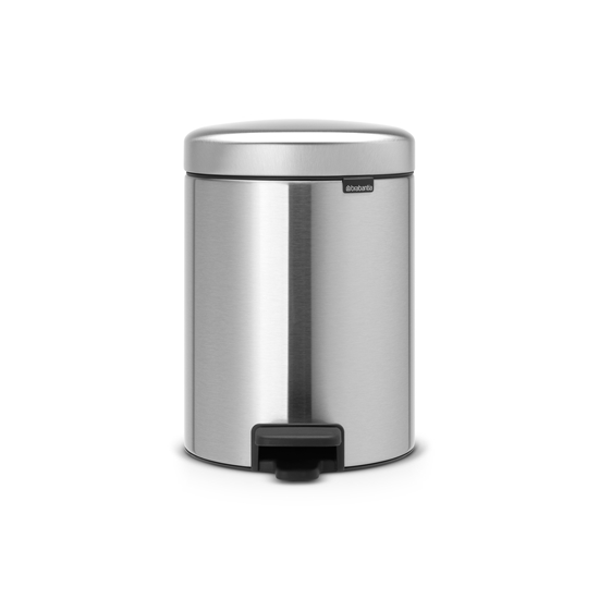 Picture of BRABANTIA atkritumu tvertne ar pedāli NewIcon, 5L, Matt Steel Fingerprint Proof