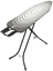 Picture of BRABANTIA gludināmais dēlis (B) 124x38cm, Titan Oval