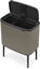 Изображение Brabantia Waste Bin Bo Touch Bin Platinum, 11 + 23 L
