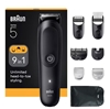 Изображение Braun 9-in-1 Grooming Kit | All-in-One Kit Series 5 AIO5540 | Cordless | Number of length steps 14 | Black