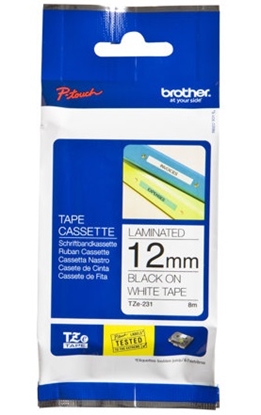 Изображение Brother TZE-231S label-making tape Black on white