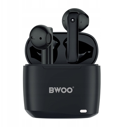 Picture of BWOO wireless TWS earphones BW94-BK black