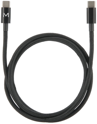 Attēls no Kabel USB Mobilis USB-C - USB-C 1 m Czarny (001389)