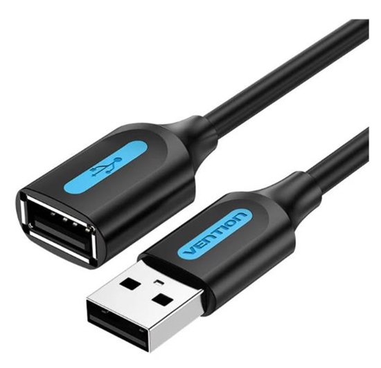 Изображение CABLE USB2.0 MALE TO FEMALE/3M BLACK CBIBI VENTION