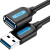 Picture of CABLE USB3.0 MALE TO FEMALE/1M BLACK CBHBF VENTION