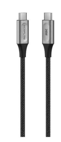 Изображение CABLE USB-C TO USB-C 240W/NYLON 5021204005 ECOFLOW