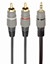Attēls no Cablexpert 3.5 mm stereo plug to 2*RCA plugs 1.5m cable, gold-plated connectors |