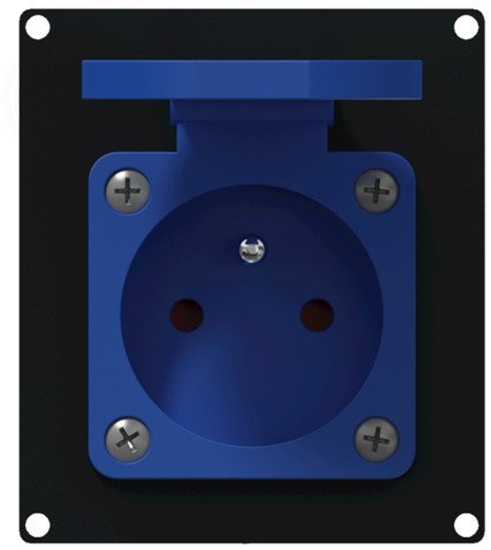 Picture of Caymon Panel z wyjciowym zasilaniem Schuko CAYMON CASY285F/B