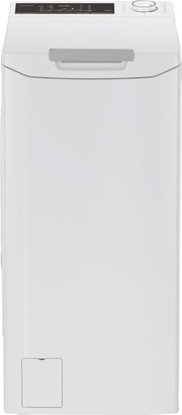 Изображение Candy Washing Machine | TCA264TM5-S | Energy efficiency class A | Top loading | Washing capacity 6 kg | 1200 RPM | Depth 60 cm | Width 41 cm | Display | Digit | White