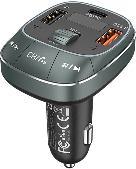 Picture of CAR FM TRANSMITTER+CHARGER USB/3P BLACK FFLB0 VENTION
