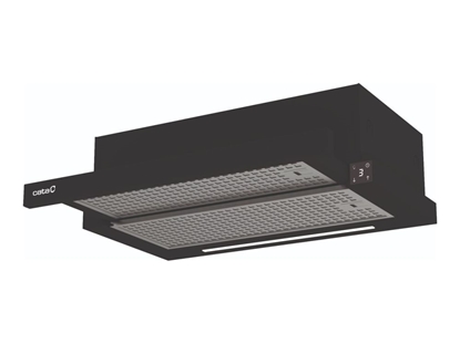 Picture of CATA Hood | TFH 6430 GBK | Telescopic | Energy efficiency class A+ | Width 59.8 cm | 391.5 m³/h | Electronic | LED | Black