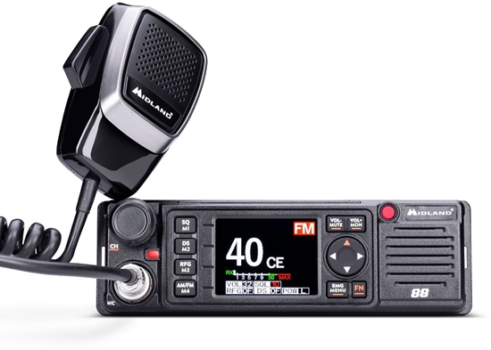 Picture of CB Radio Midland Radio CB Midland M-88 AM/FM 12/24V DIN