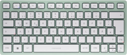 Attēls no CHERRY KW 7100 MINI BT keyboard Bluetooth QWERTZ German Mint colour