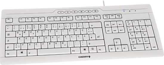 Picture of Cherry STREAM 3.0 tastatūra Birojs USB Swiss Melns