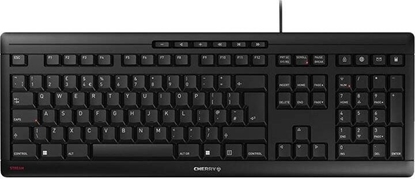 Изображение Cherry STREAM tastatūra Birojs USB QWERTY Britu angļu valoda Melns