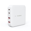 Изображение Choetech Choetech PD8008 100W GaN fast charger 2x USB-A / 2x USB-C - white